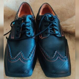 John Fluevog Future Angels With Orange Stitching MS7